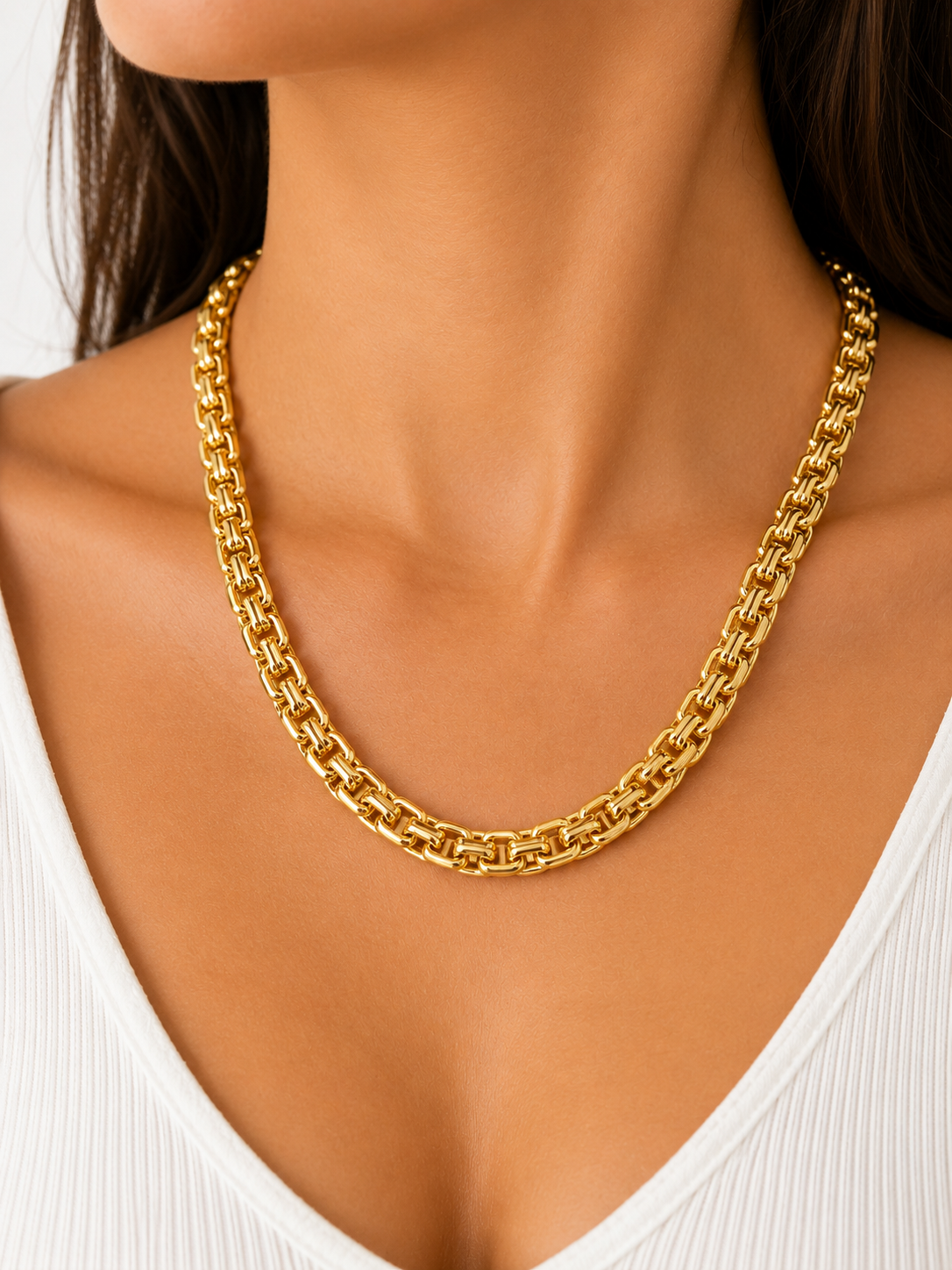Lunara Royal Byzantine Chain Necklace