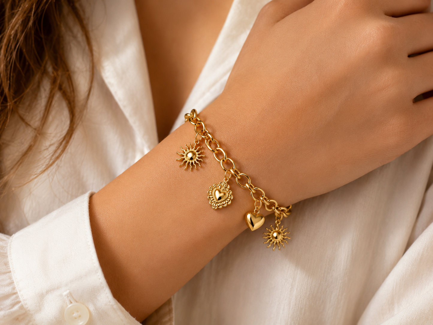 Lunara Celestial Charm Bracelet