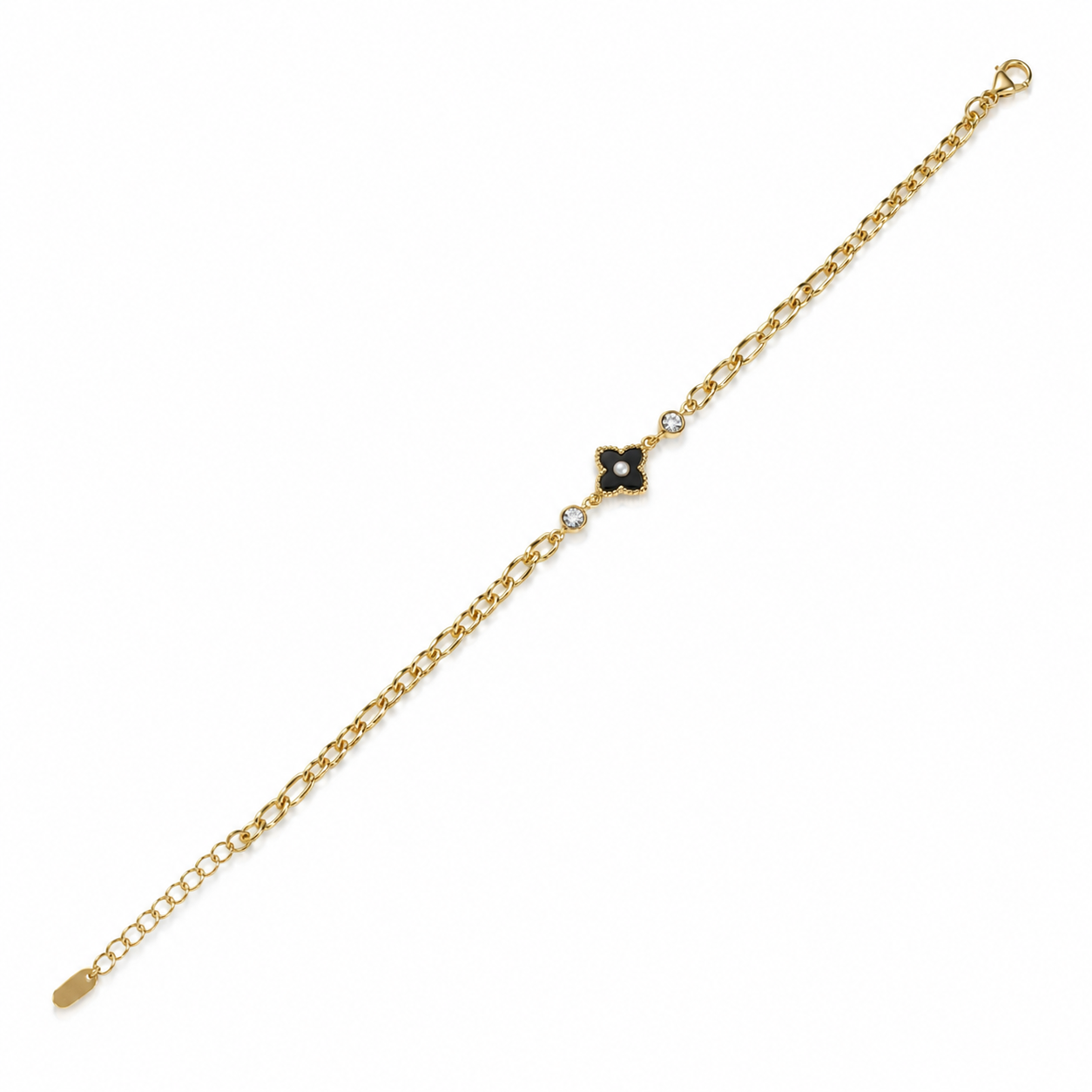 Lunara Clover Charm Bracelet