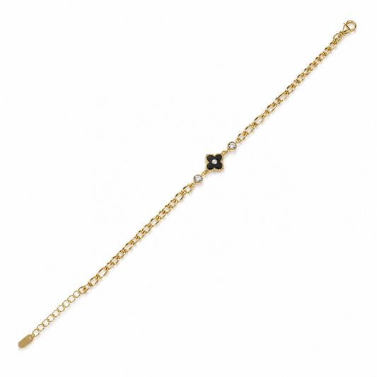 Lunara Clover Charm Bracelet