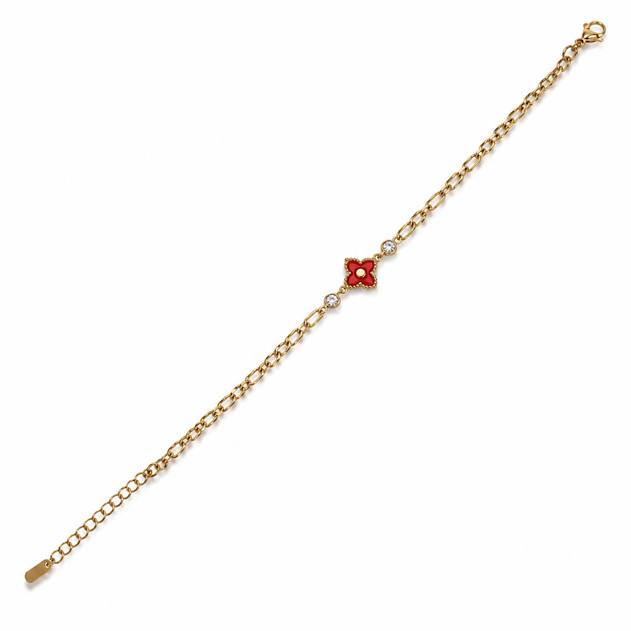 Lunara Clover Charm Bracelet