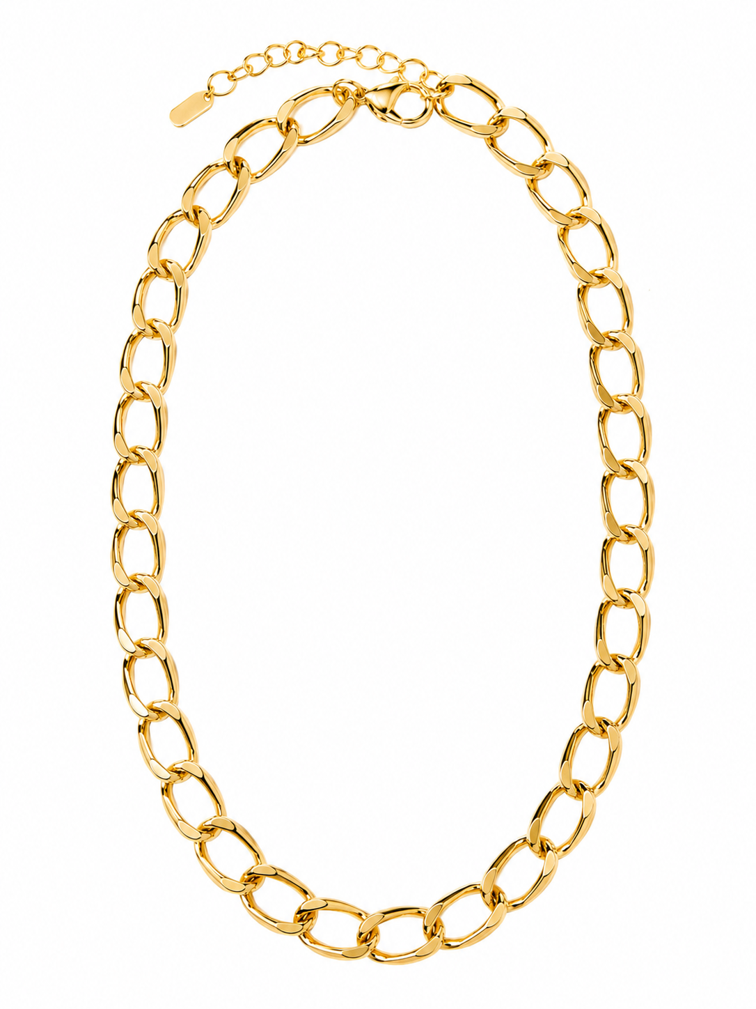 ✨ Lunara Bold Oval Link Necklace