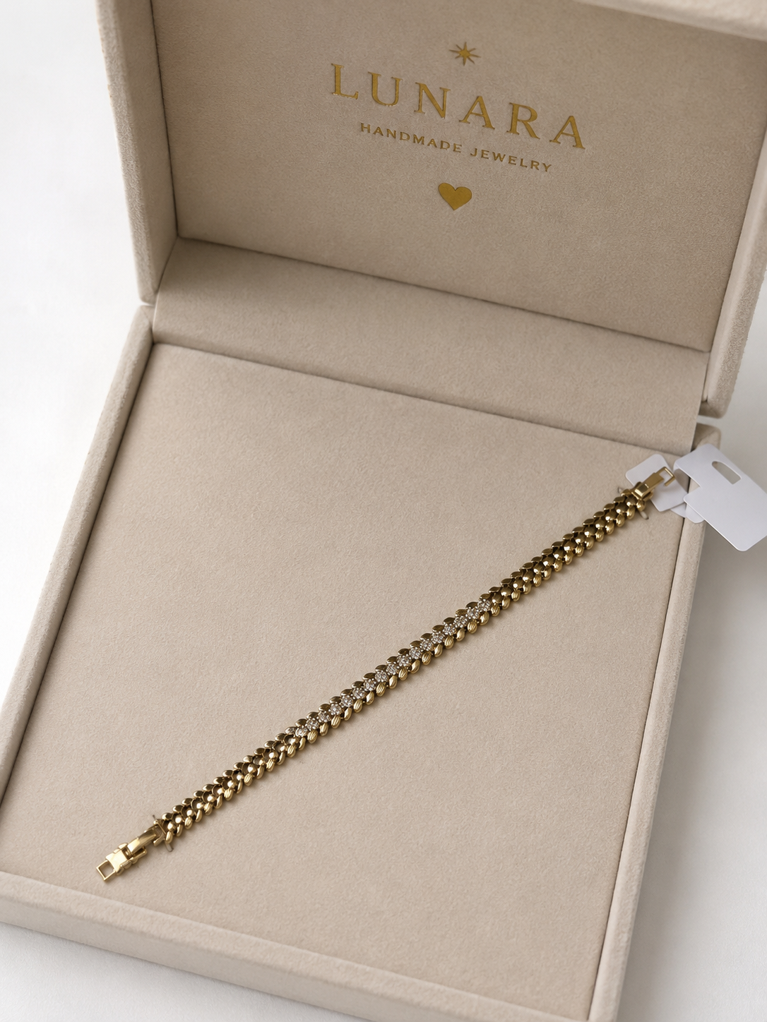 Golden Blossom Pavé Bracelet