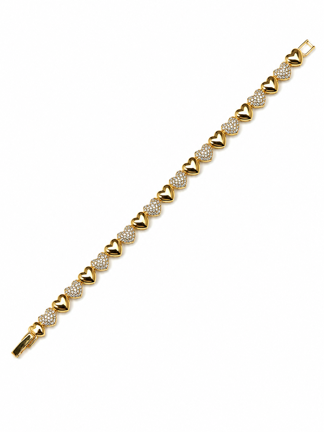 💛 Lunara Heart & Sparkle Bracelet