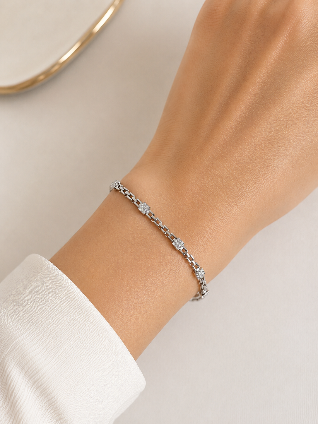 Celeste Crystal Link Bracelet