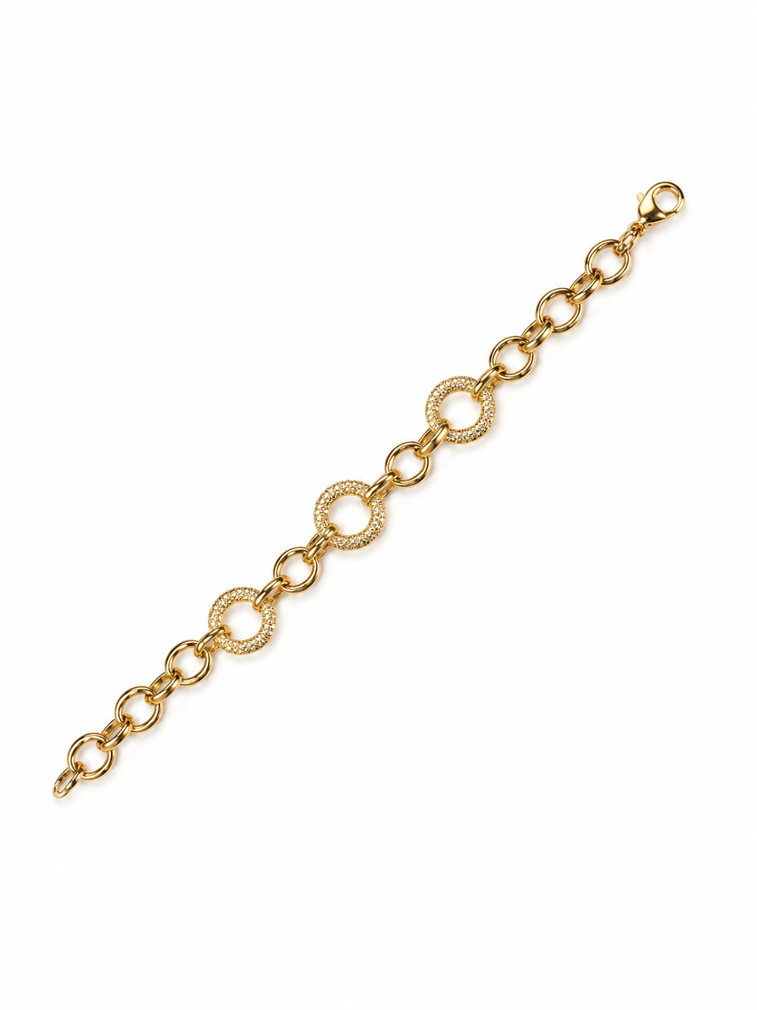 ✨ Golden Halo Link Bracelet