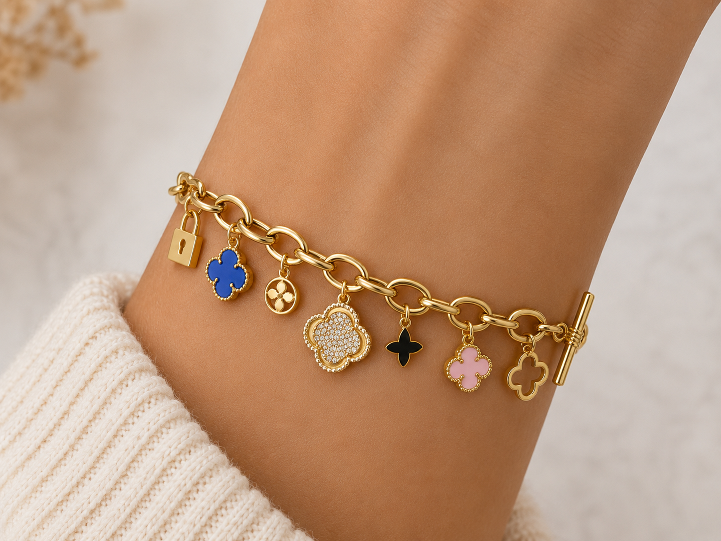 ✨ Lunara Lucky Charm Bracelet
