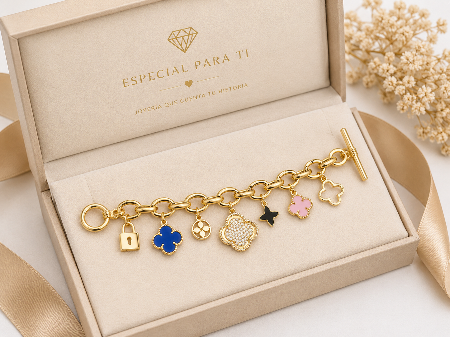 ✨ Lunara Lucky Charm Bracelet