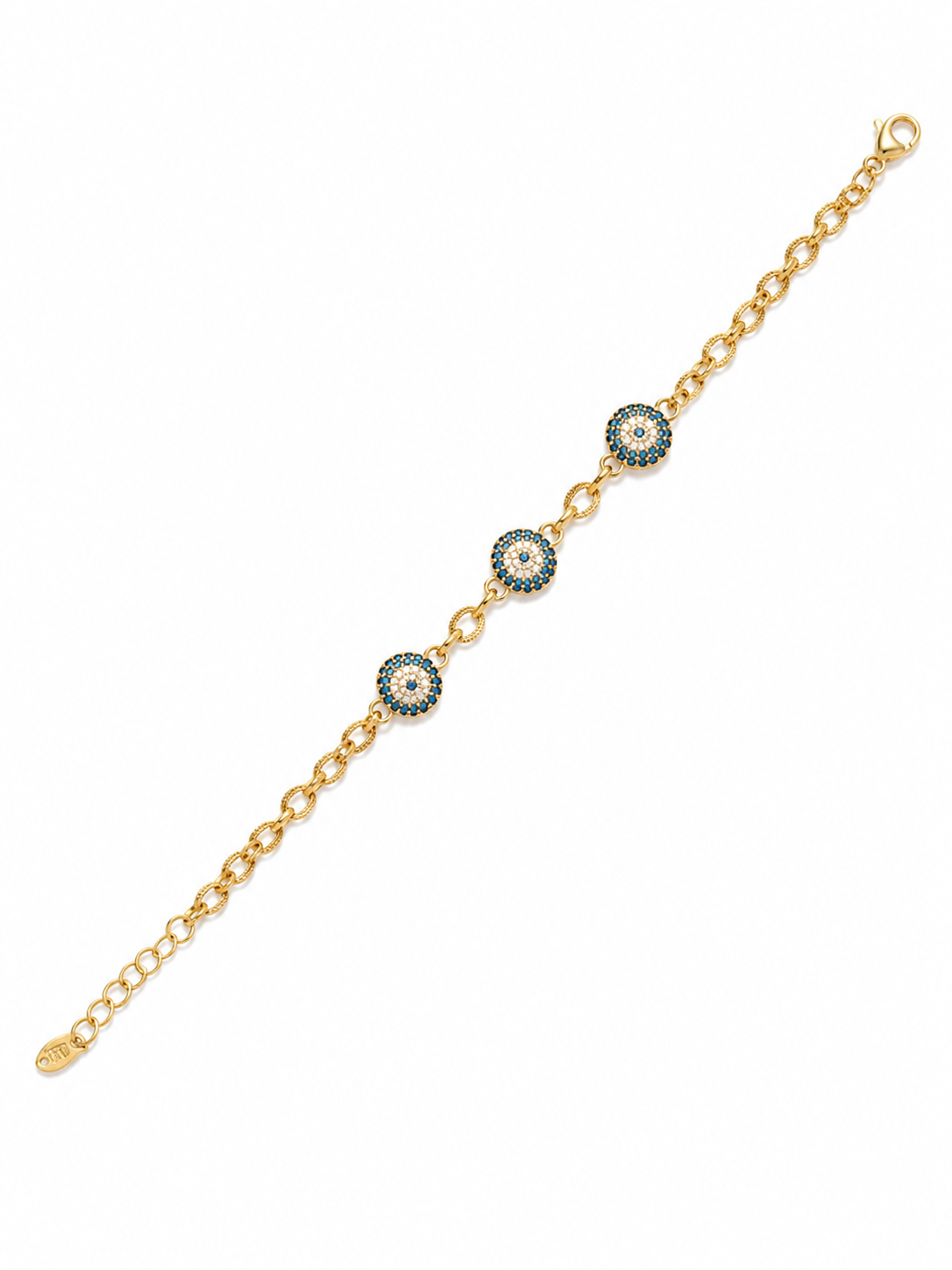 ✨ Lunara Triple Evil Eye Bracelet