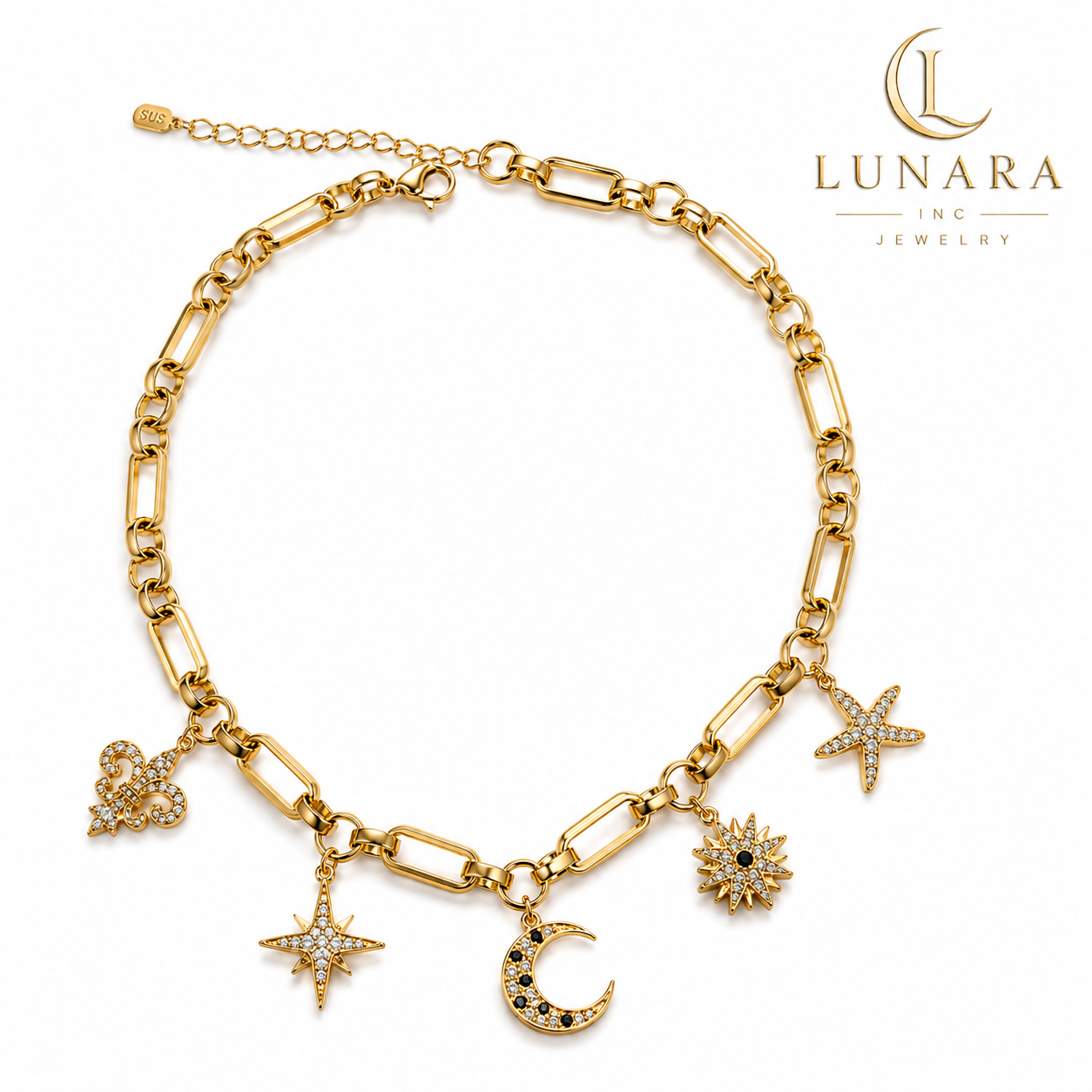 ✨ Celestial Charm Necklace