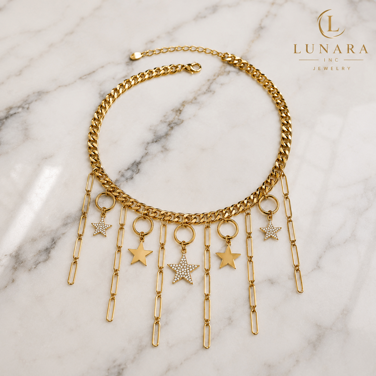 ⭐ Starlight Fringe Choker
