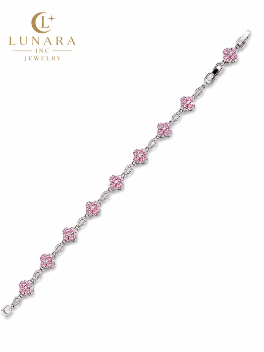 Lunara Blush Pavé Bracelet