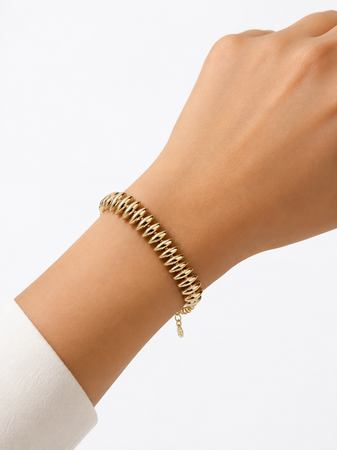 Golden Marquise Link Bracelet