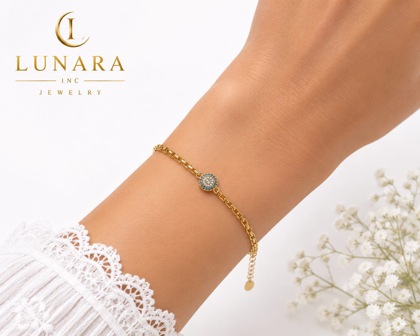Evil Eye Chain Bracelet