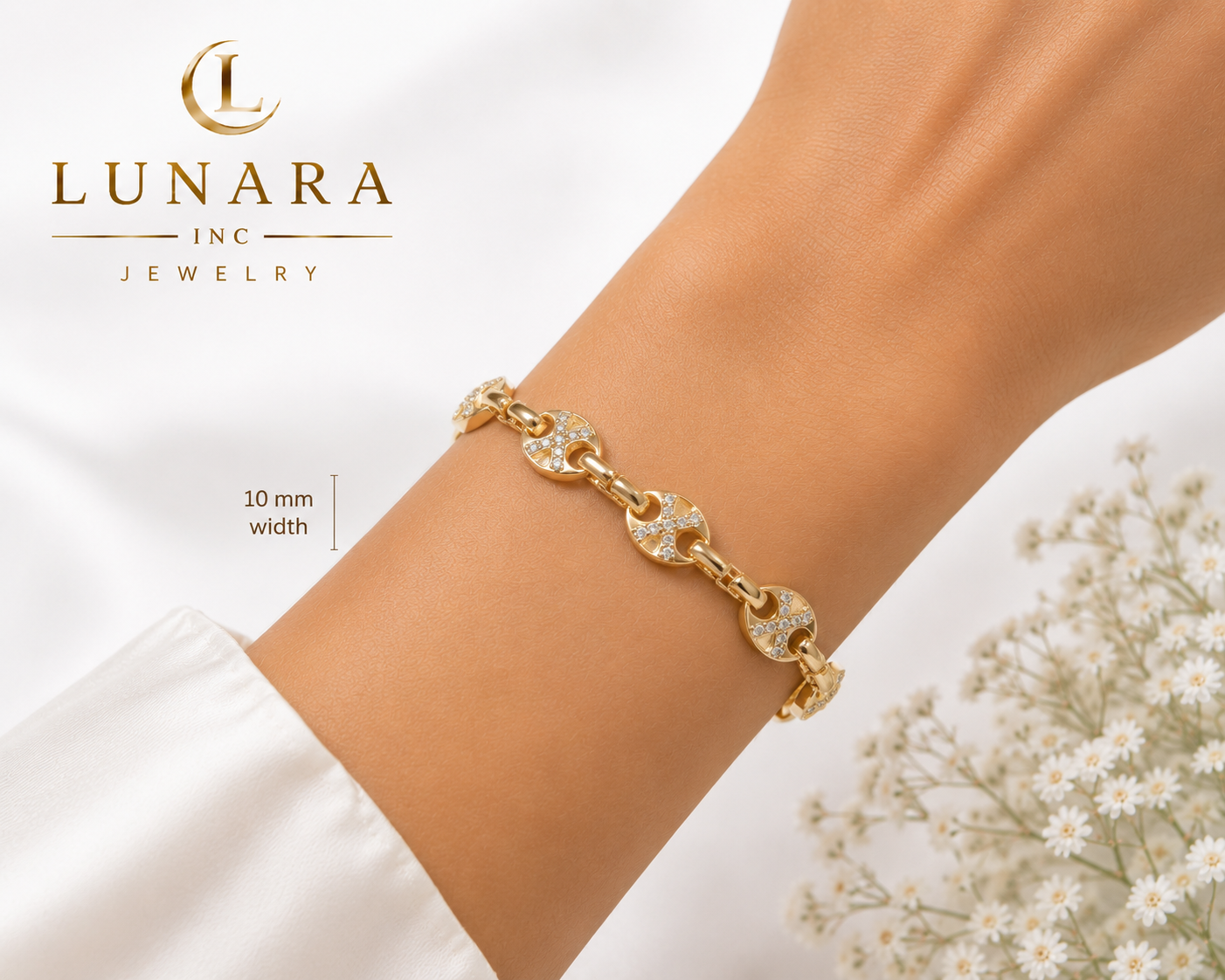Pavé Link Bracelet