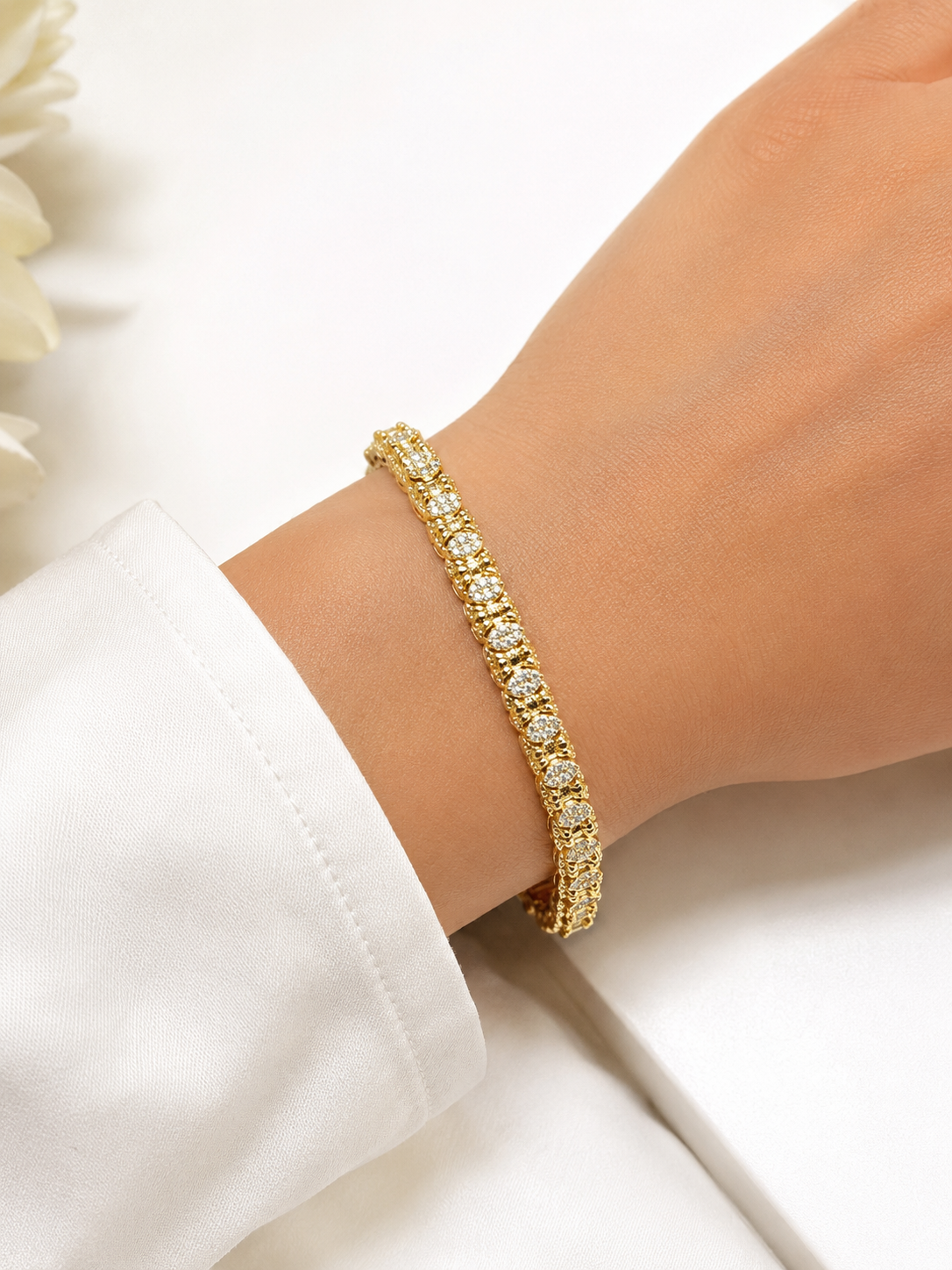 Luxury Pavé Pattern Bracelet