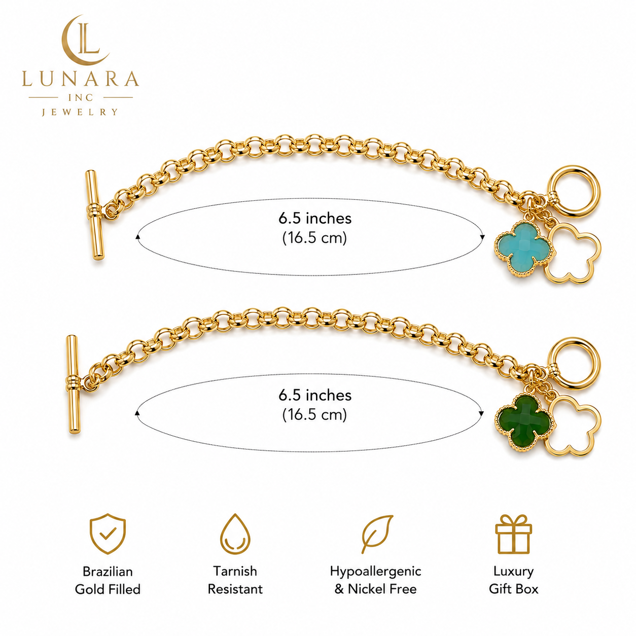 Clover Charm Bracelet
