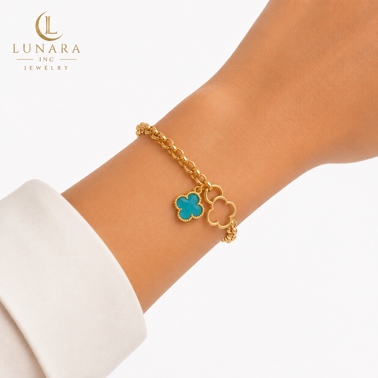 Clover Charm Bracelet