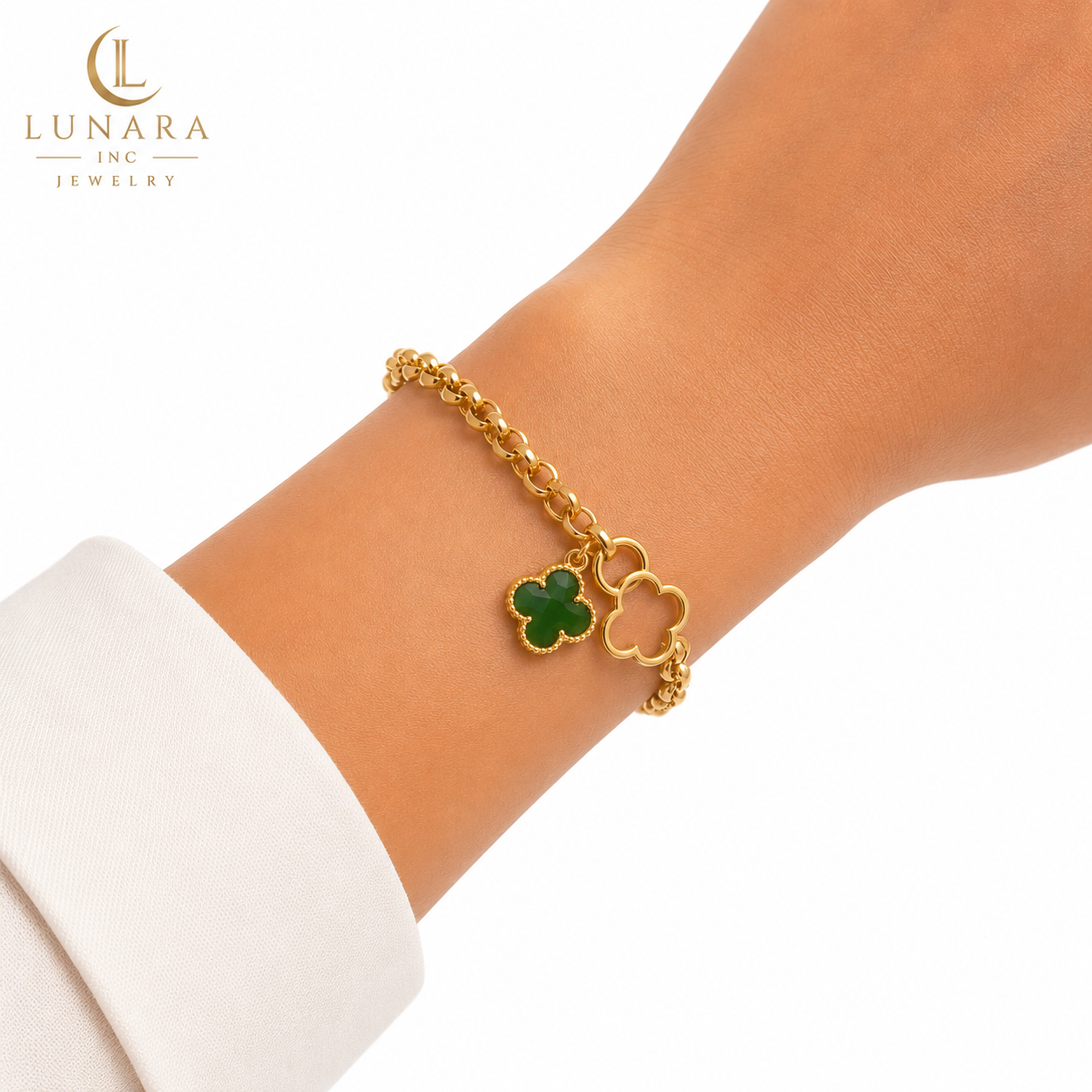Clover Charm Bracelet