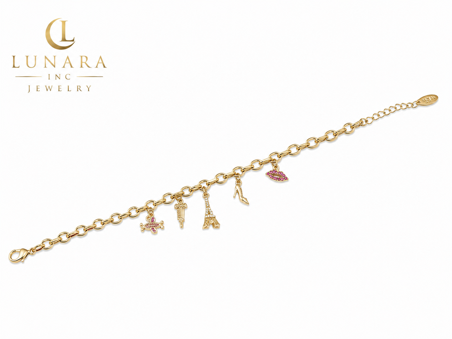 Lunara Travel Charm Bracelet