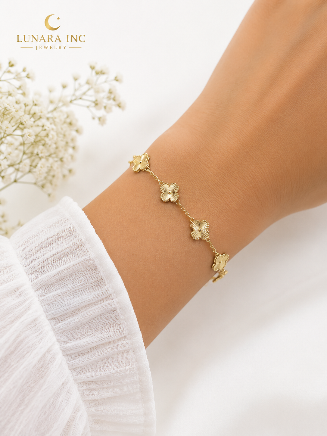 Five Flower Bracelet