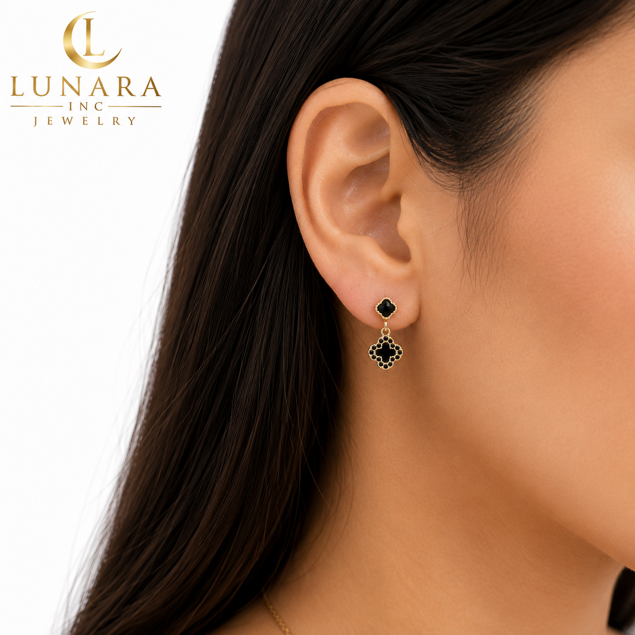 Clover Drop Earrings