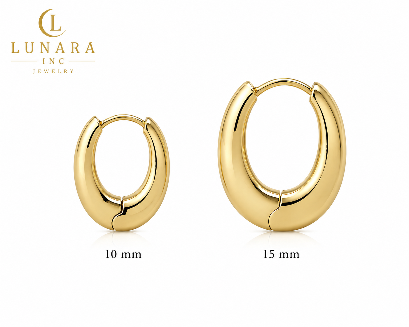Luxe Teardrop Huggie Earrings