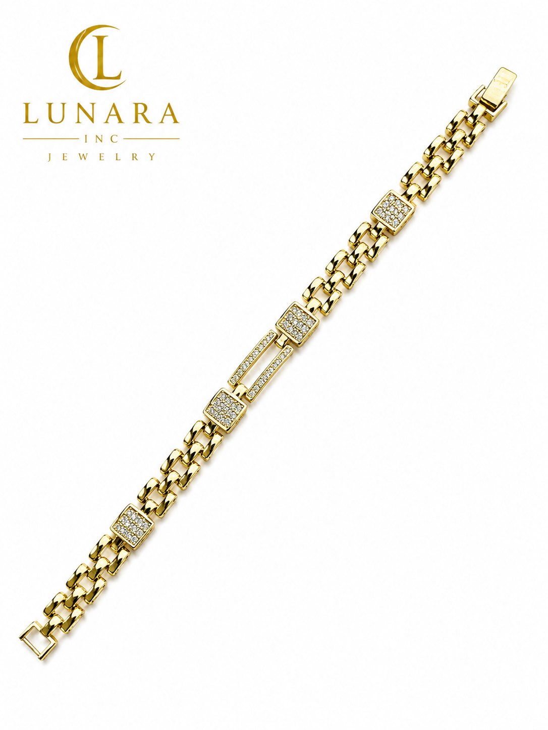 Royal Link Crystal Bracelet
