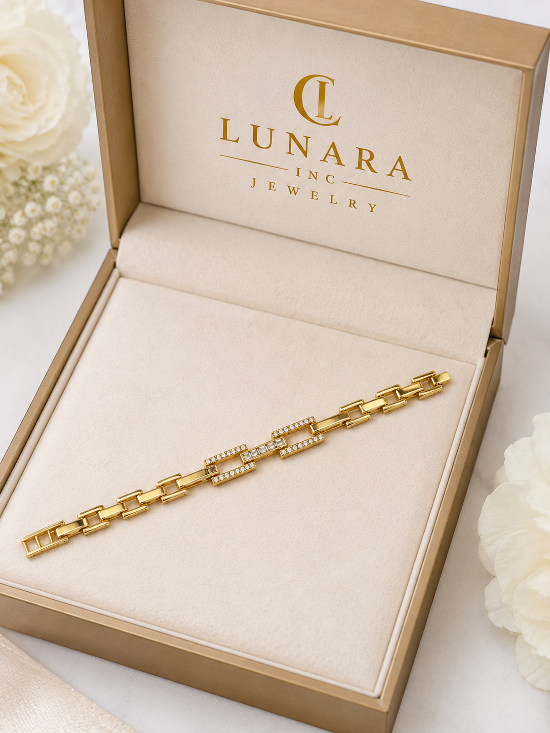 Luxe Baguette Link Bracelet ✨
