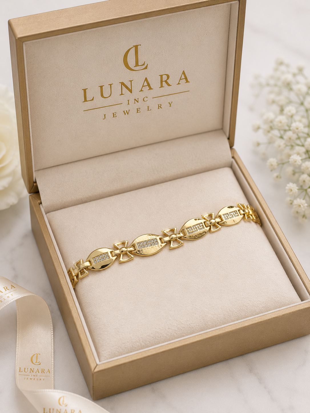 Athena Greek Link Bracelet ⭐