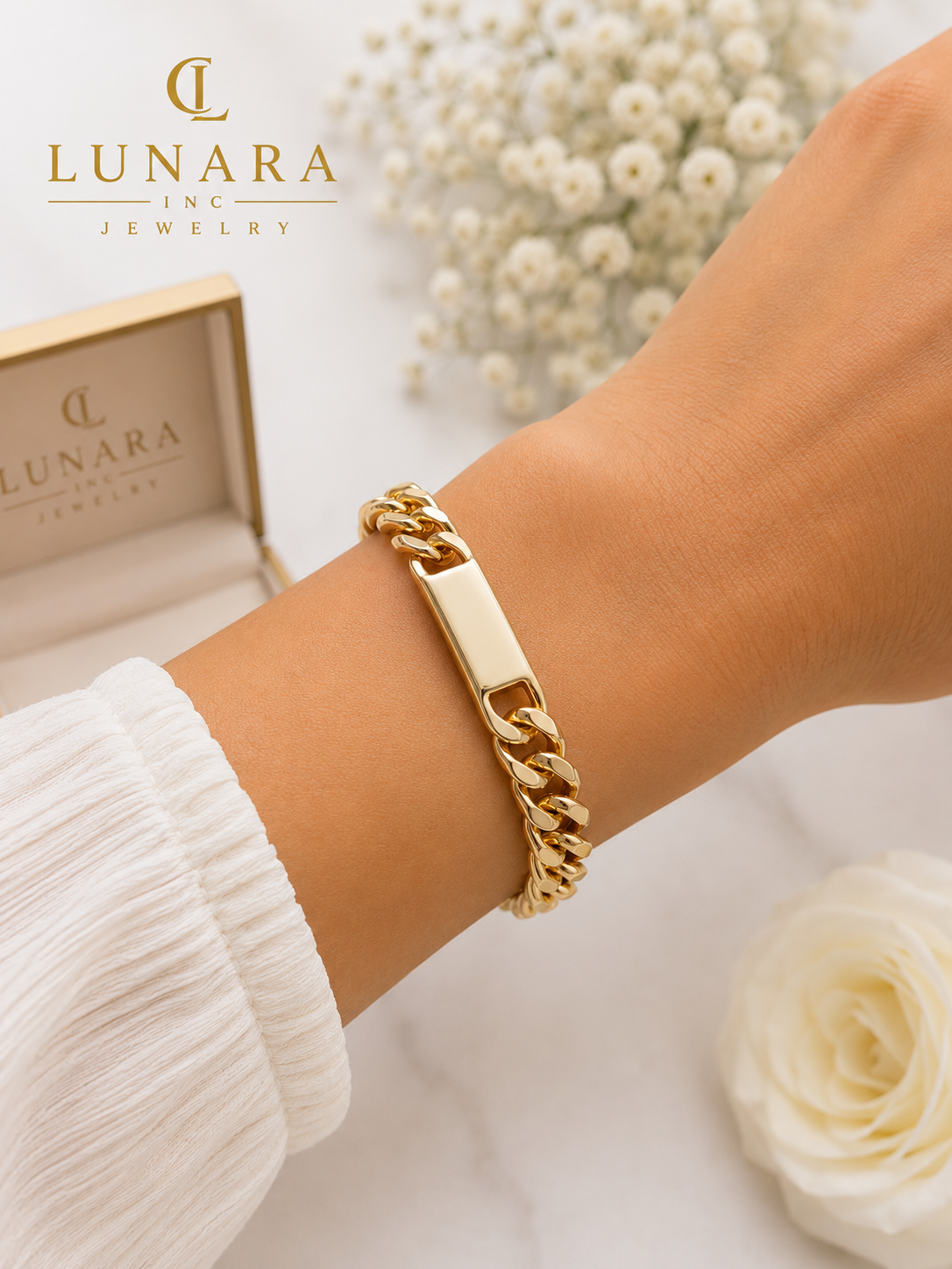 Monarch Cuban ID Bracelet 👑
