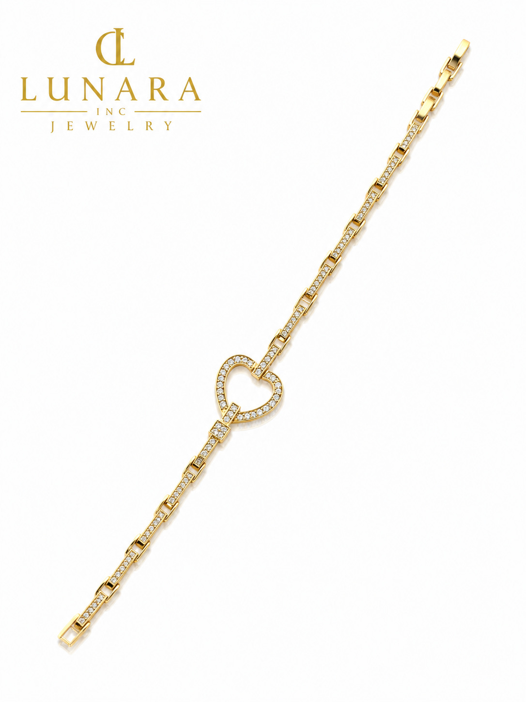 Amour Heart Crystal Bracelet ❤️✨