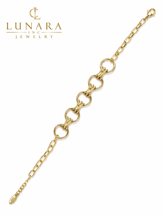 Harmony Circle Link Bracelet ✨