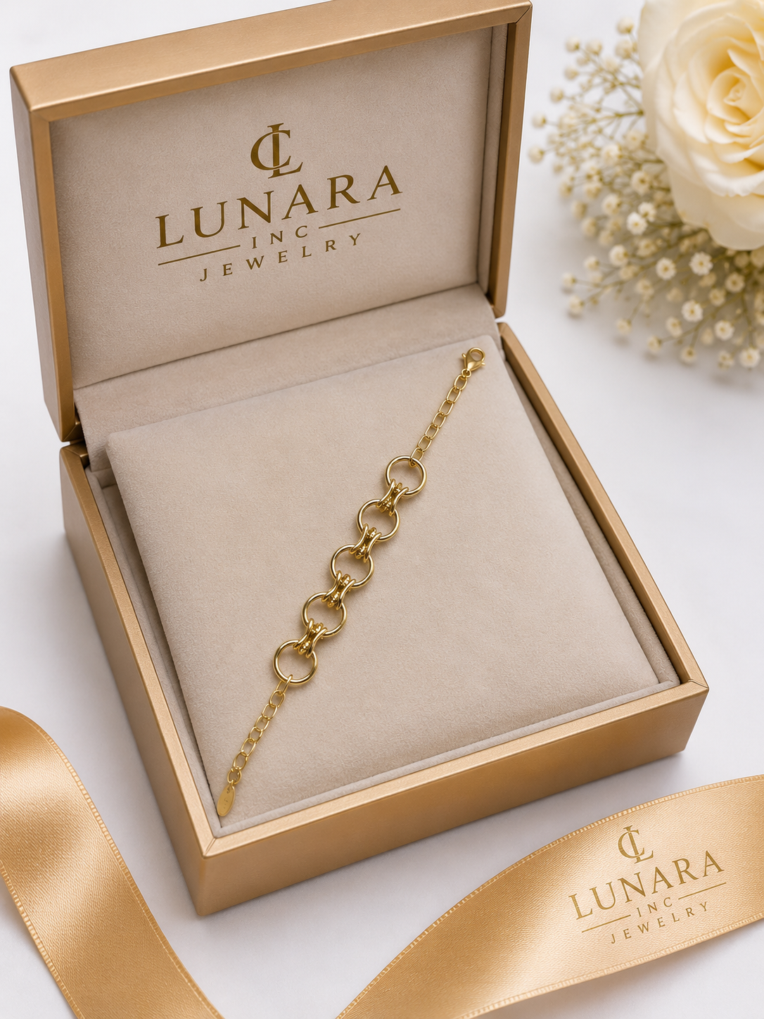 Harmony Circle Link Bracelet ✨