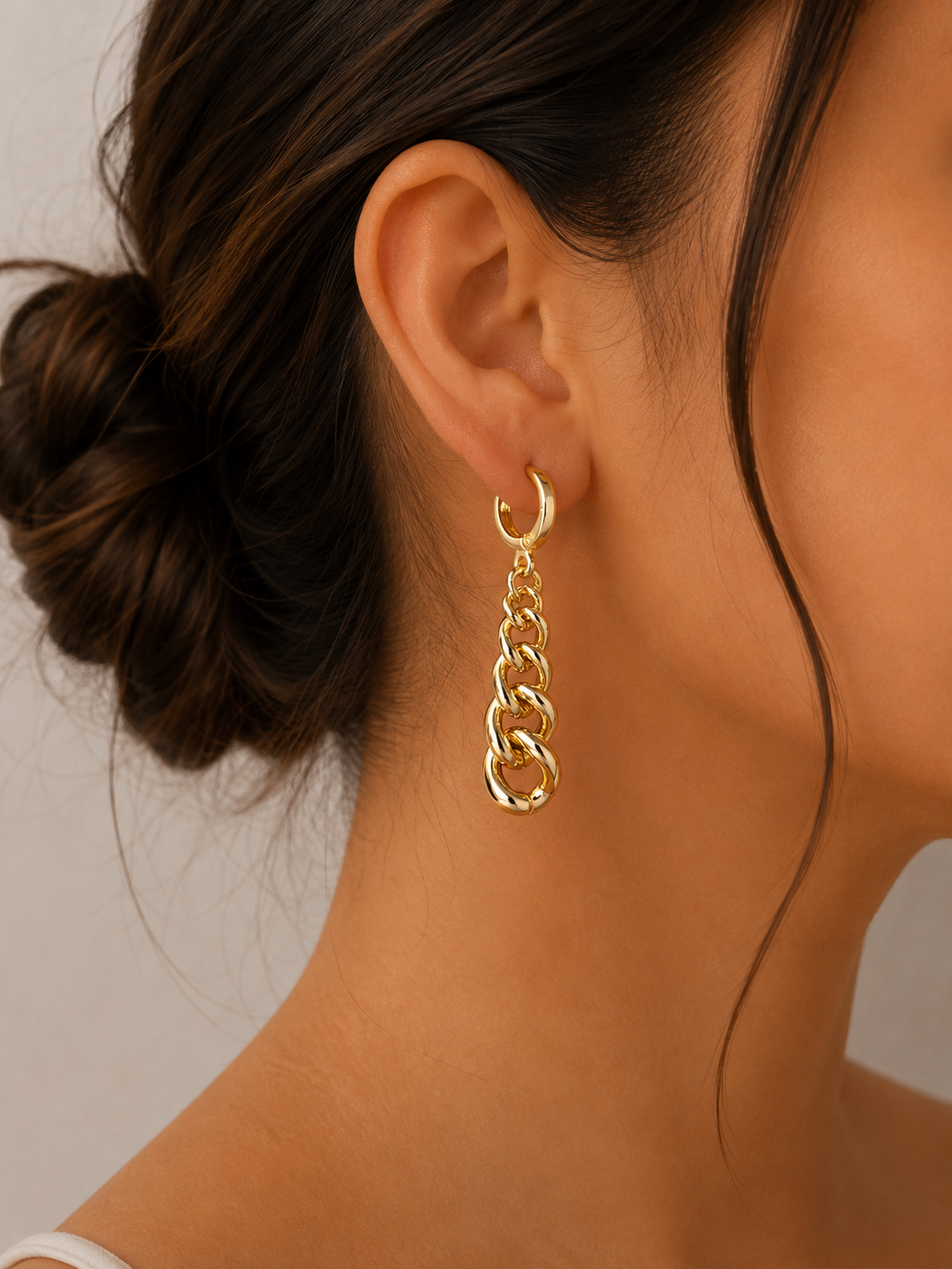 Lunara Gradient Cuban Link Jewelry Set