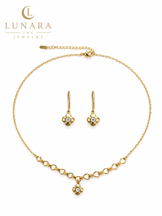 Luna Clover Jewelry Set