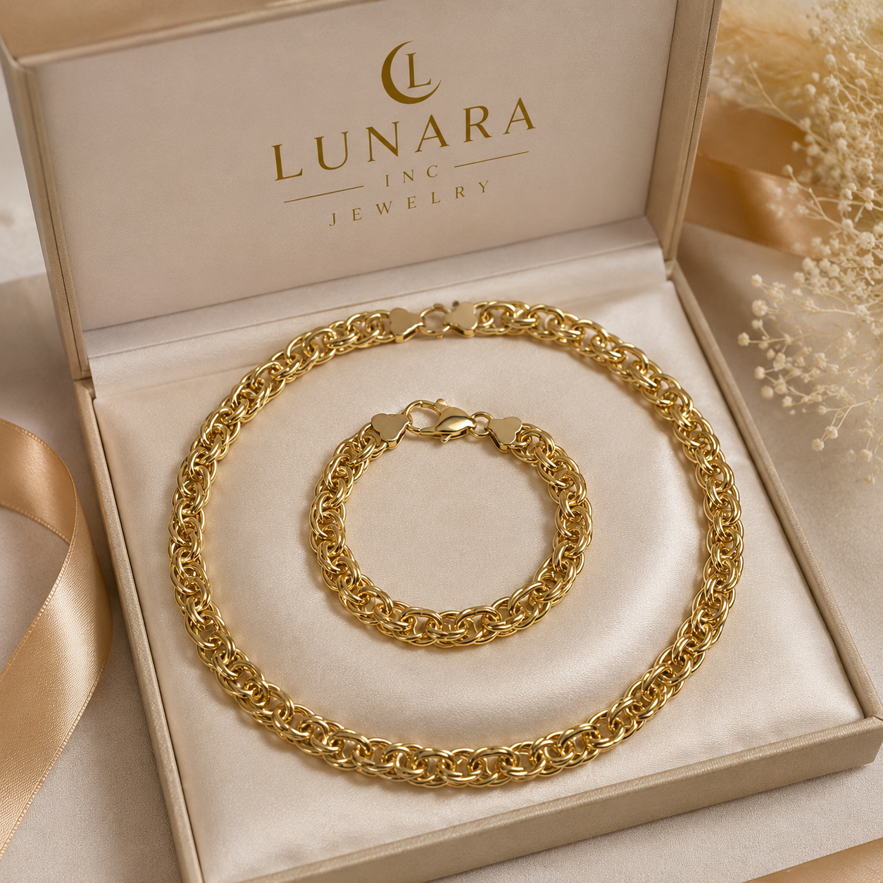Byzantine Link Jewelry Set