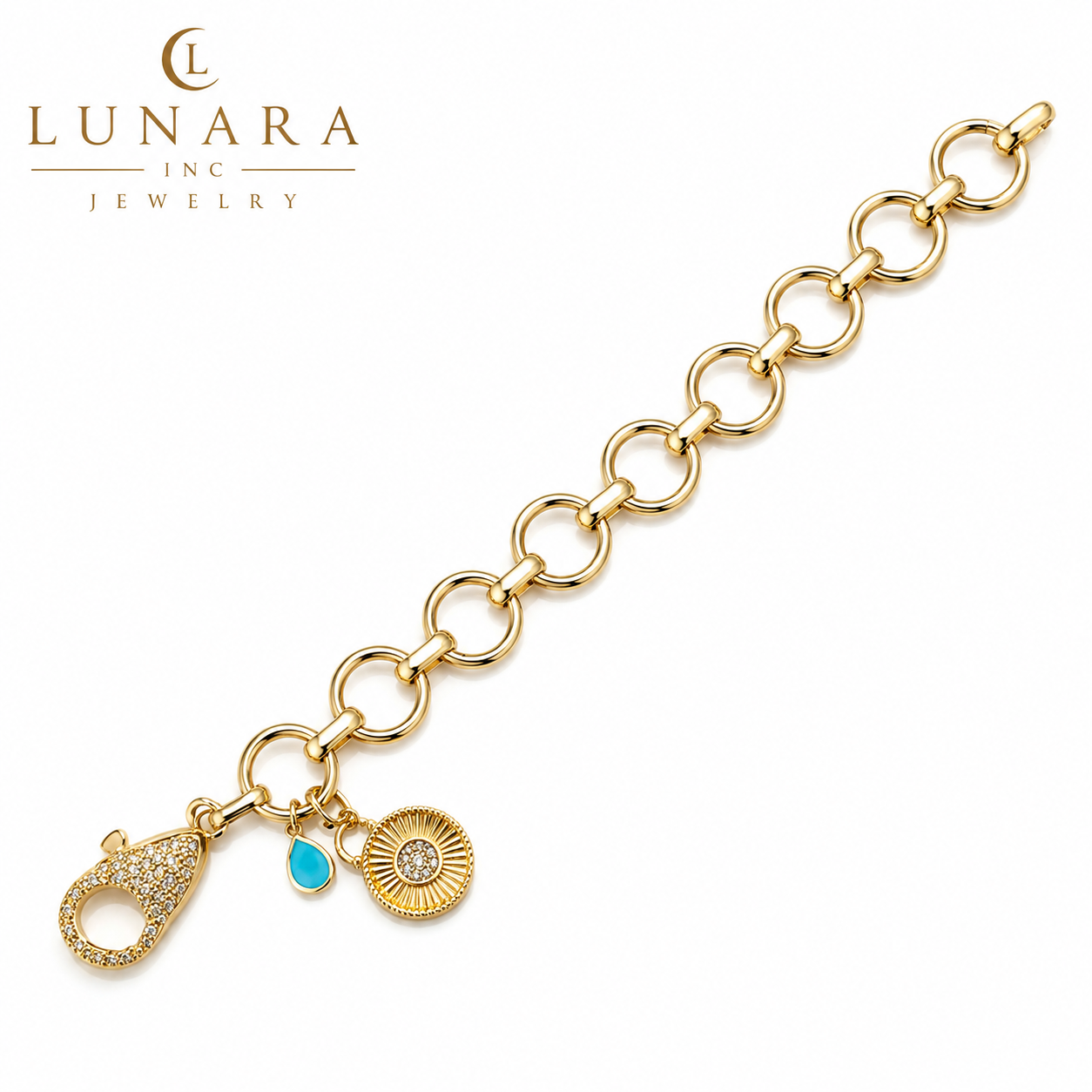 Luna Guardian Charm Bracelet