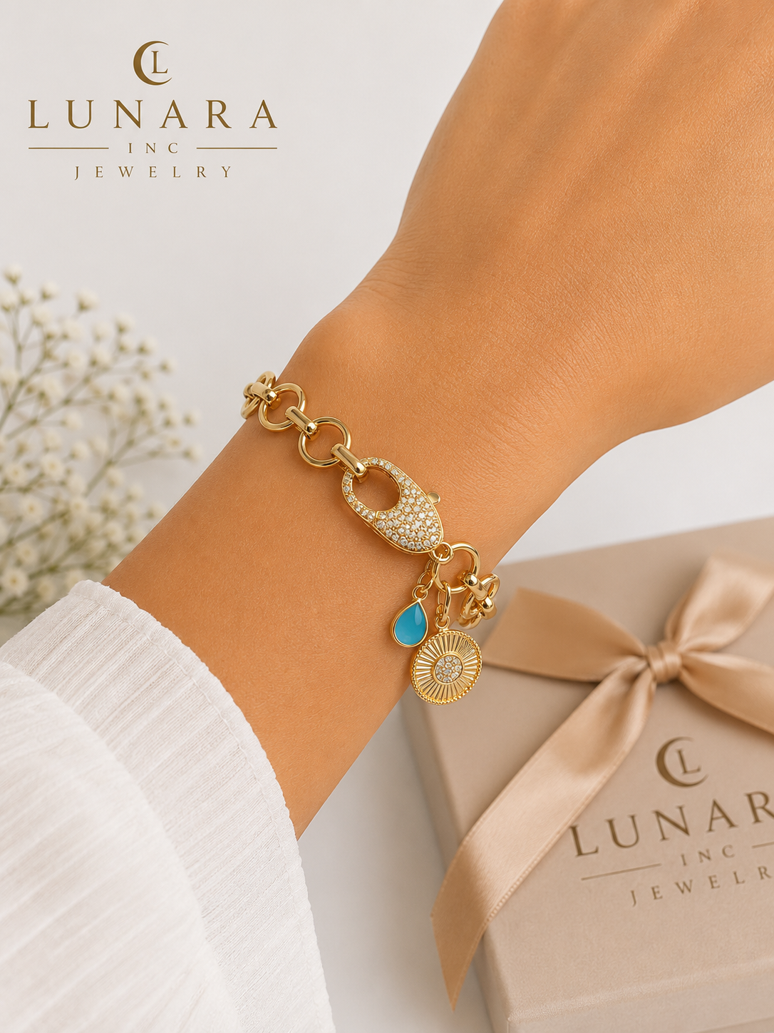 Luna Guardian Charm Bracelet