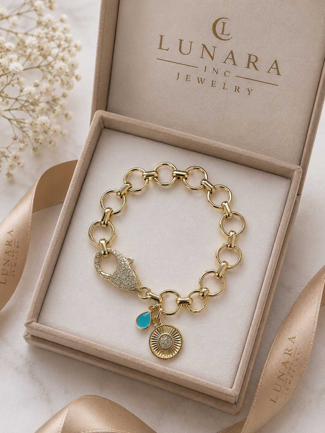 Luna Guardian Charm Bracelet