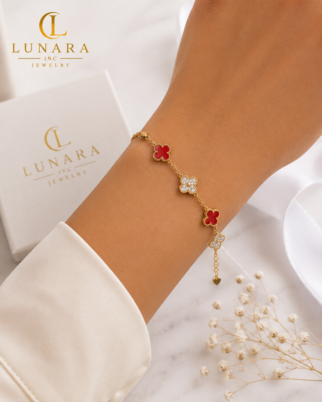 Clover Charm Bracelet