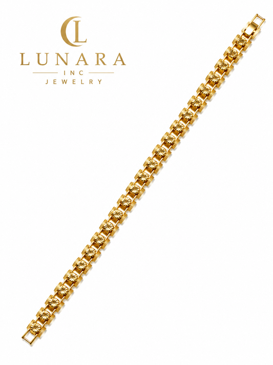 Lunara Floral Link Bracelet