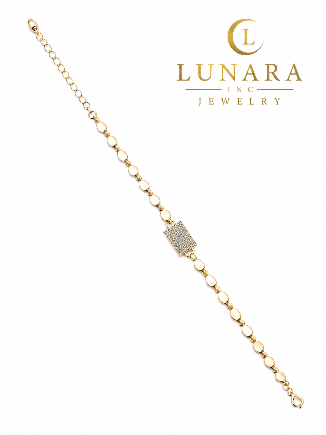 Pavé Bar Bracelet