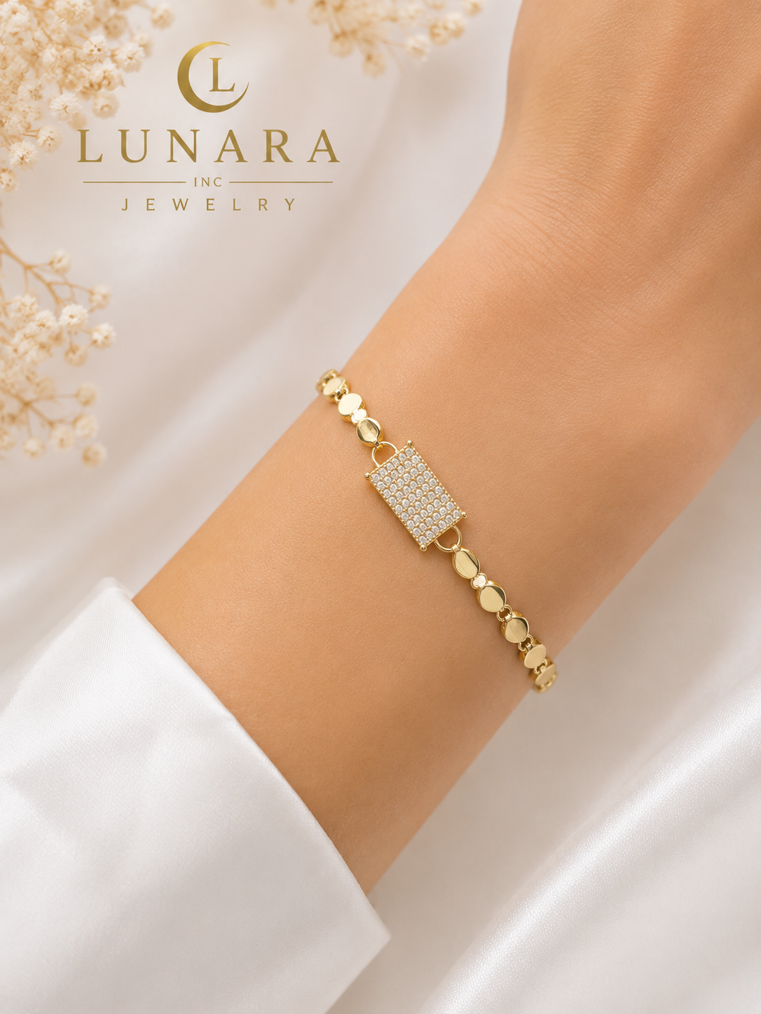 Pavé Bar Bracelet