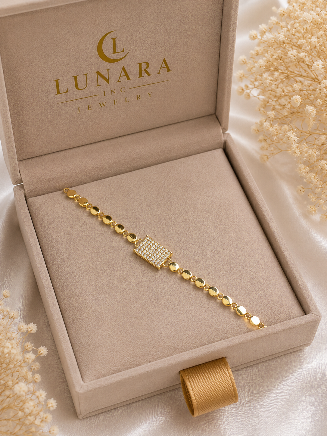 Pavé Bar Bracelet
