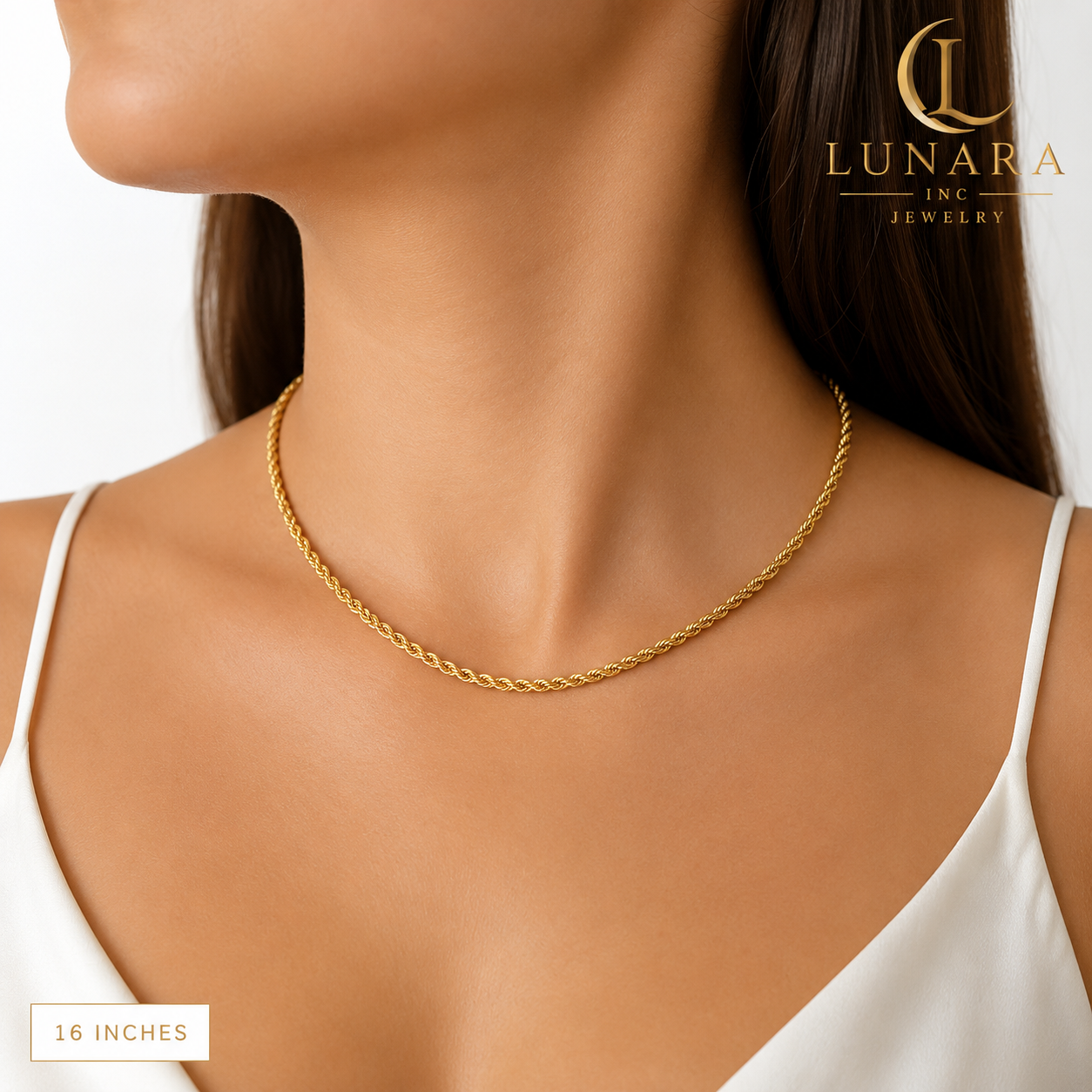 Luna Rope Chain Necklace