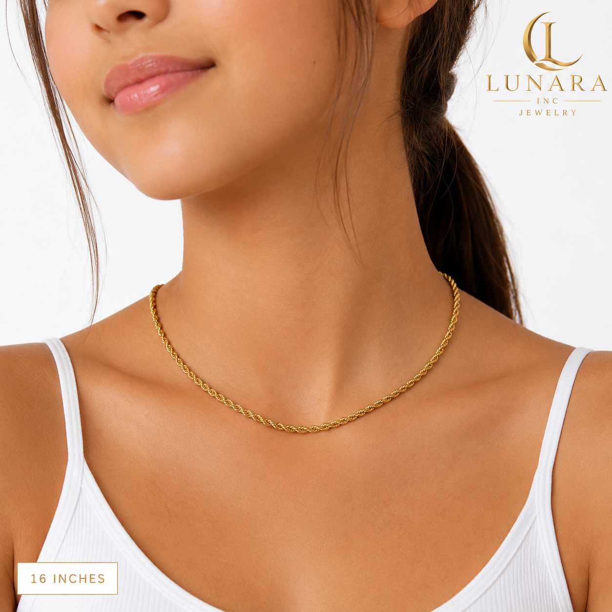 Luna Rope Chain Necklace