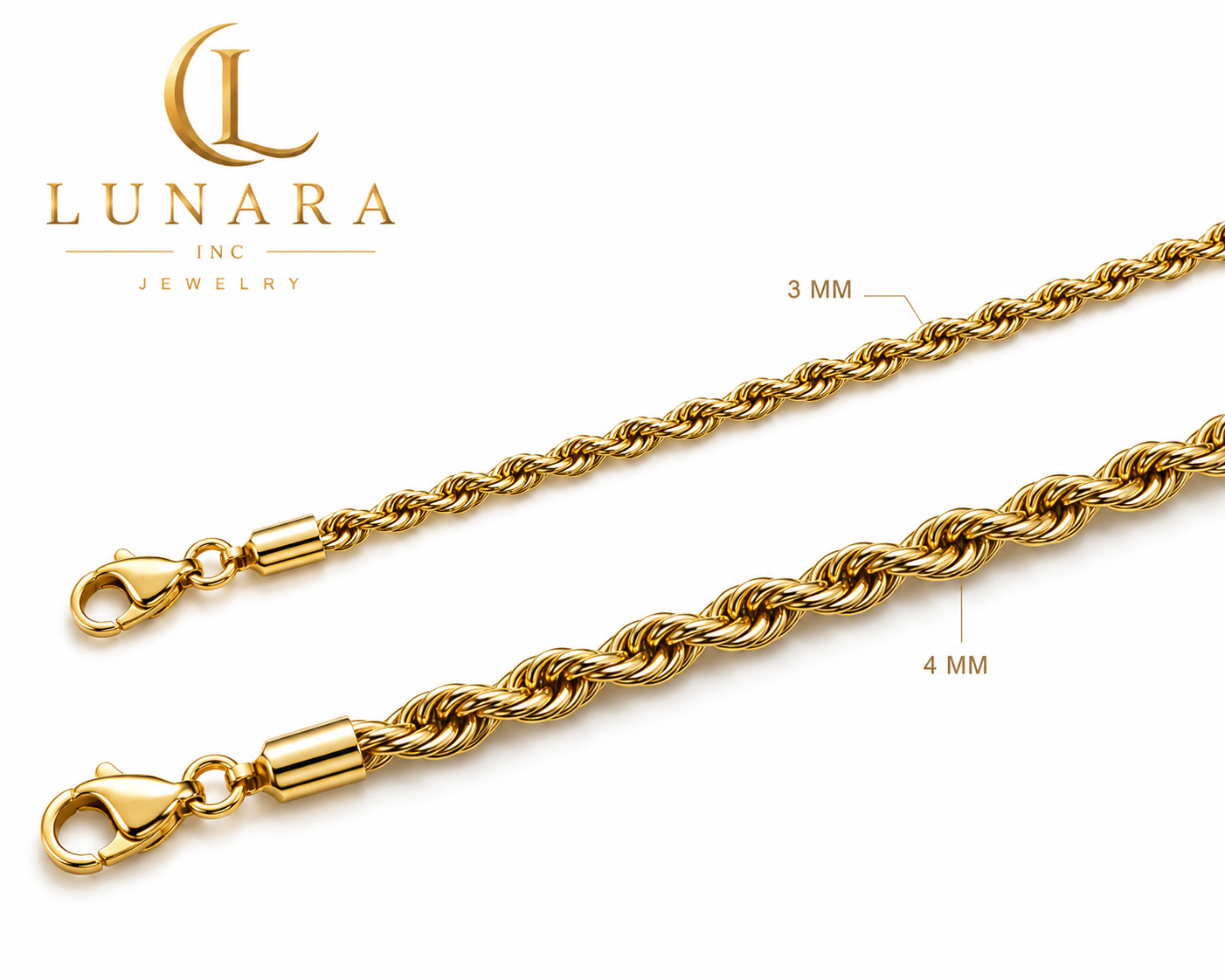 Luna Rope Chain Necklace