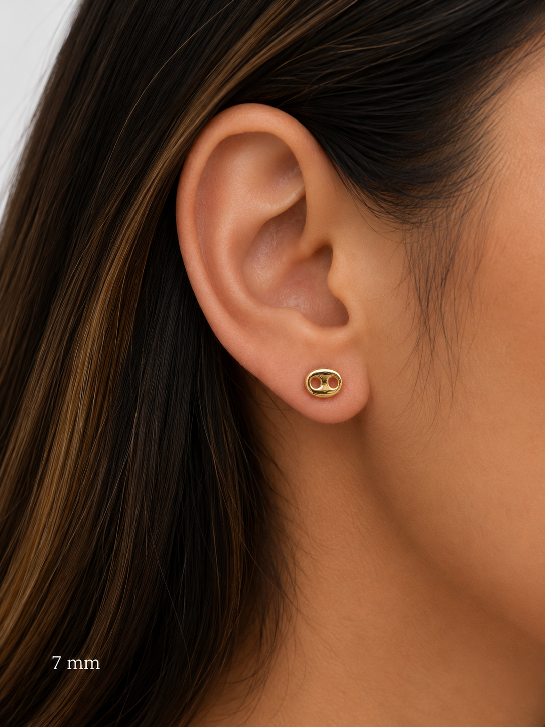 Infinity Link Stud Earrings