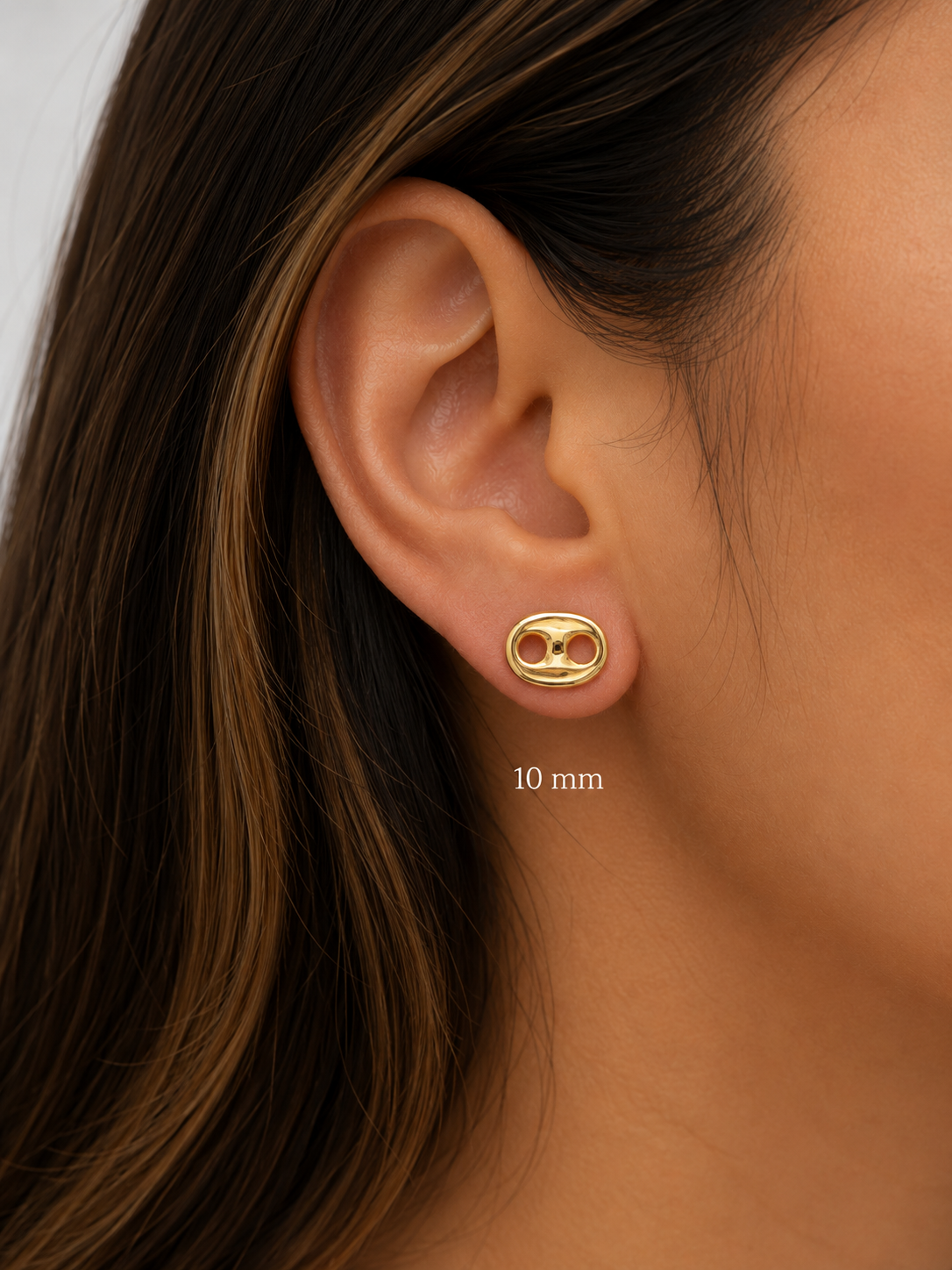 Infinity Link Stud Earrings